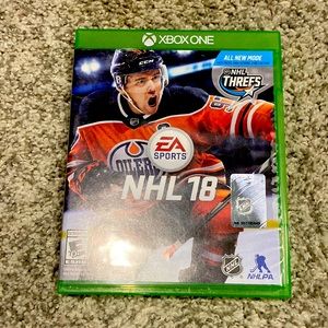 Xbox one, NHL 18, excellent condition